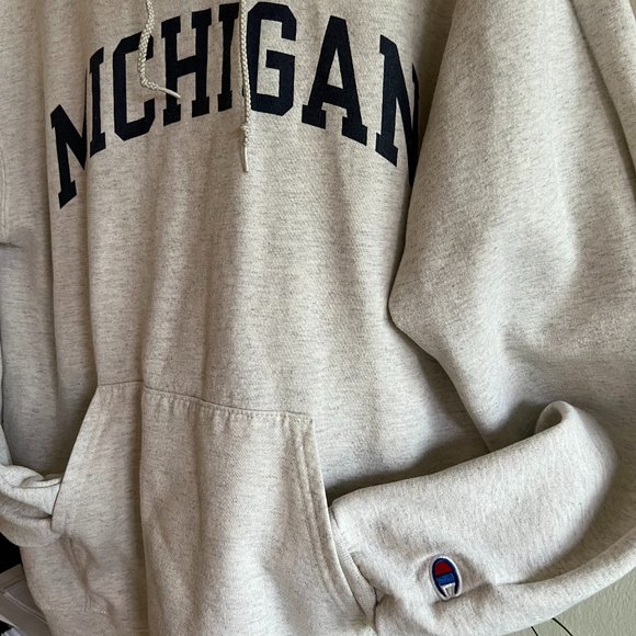 Champion Authentic Athleticwear Hoodie_MICHIGAN print_M - Picture 3 of 3
